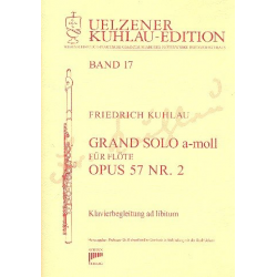 Grand solo a-Moll op.57,2 -Friedrich Daniel Rudolph Kuhlau