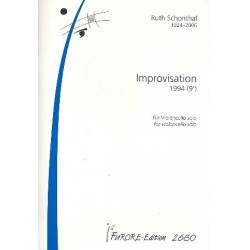 Improvisation für Violoncello -Ruth E. Schonthal