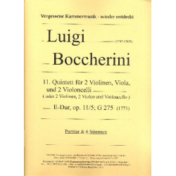 Quintett E-Dur op.11,5 G275 -Luigi Boccherini