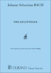 J.S. Bach : Toccata Et Fugue Rem Pour 2 Pianos -Johann Sebastian Bach / Arr.Isidor Philipp
