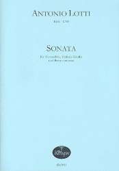 Sonata für Flöte, Viola da Gamba und Bc -Antonio Lotti