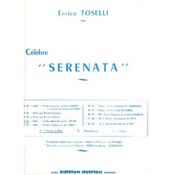 Célèbre serenata op.6 pour -Enrico Toselli