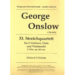 Quartett C-Dur Nr.33 op.64 -George Onslow