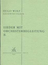 Lieder mit Orchesterbegleitung Band 2 -Hugo Wolf