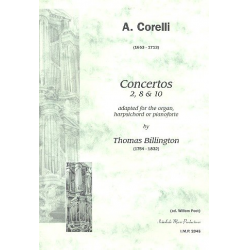 Concertos no.2, 8 and 10 for organ -Arcangelo Corelli