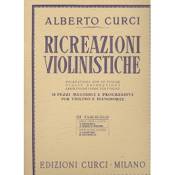 Ricreazioni violinistiche vol.3 -Alberto Curci