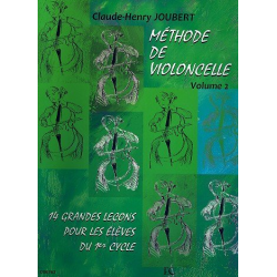 Méthode de violoncelle vol.2 -Claude-Henry Joubert
