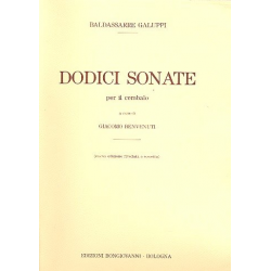 12 sonate per cembalo -Baldassare Galuppi / Arr.Giacomo Benvenuti