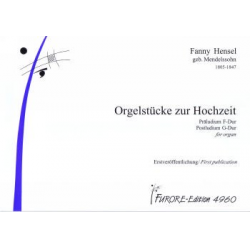 Orgelstücke zur Hochzeit -Fanny Cecile Mendelssohn (Hensel)