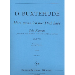 Herr wenn ich nur dich habe BuxWV39 -Dietrich Buxtehude