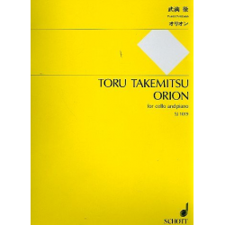 Orion for cello and piano (1984) -Toru Takemitsu