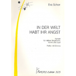 In der Welt habt ihr Angst für Gesang (mittel) -Eva Schorr