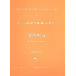 Sonate für Viola und Gitarre - Friedrich Wilhelm Rust