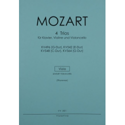 Trios für Violine, Violoncello und Klavier -Wolfgang Amadeus Mozart