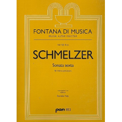 Sonata sexta für Violine -Johann Heinrich Schmelzer