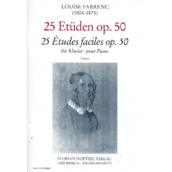 25 Etüden op.50 für Klavier -Louise Farrenc
