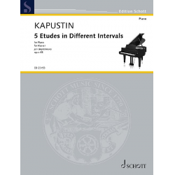 5 Etudes in different Intervals op.68 -Nikolai Kapustin