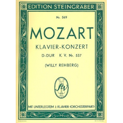 Konzert D-Dur KV537 für Klavier -Wolfgang Amadeus Mozart