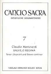 Salve o Regina für Tenor -Claudio Monteverdi