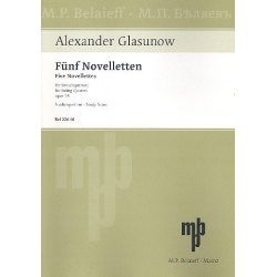 5 Noveletten op.15 -Alexander Glasunow