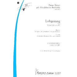 Lobgesang Kantate für Soli, Chor -Fanny Cecile Mendelssohn (Hensel)