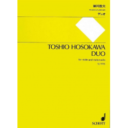 Duo for violin and violoncello -Toshio Hosokawa