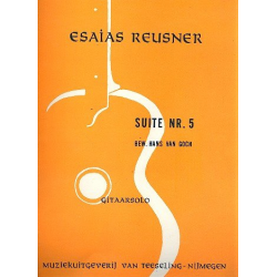 Suite Nr.5 gitaarsolo -Esaias Reussner