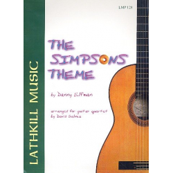 The Simpsons Theme for 4 guitars -Danny Elfman