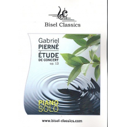 Étude de concert op.13 für Klavier -Gabriel Pierne