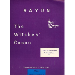 The Witches' Canon for 2 saxophones (AT) -Franz Joseph Haydn