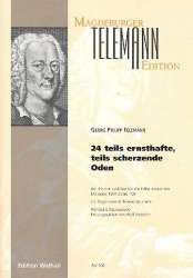 24 teils ernsthafte, teils scherzende Oden TWV25:86-109 -Georg Philipp Telemann