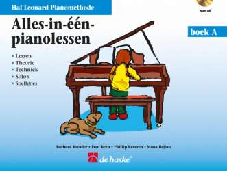 Alles - in - een - pianolessen vol.A (+CD) -Barbara Kreader
