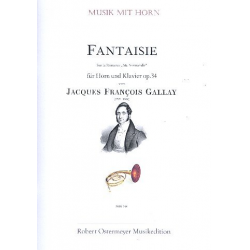 Fantasie op.34 für Horn und Klavier -Jacques-Francois Gallay