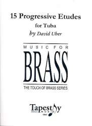 15 Progressive Etudes for tuba -David Uber