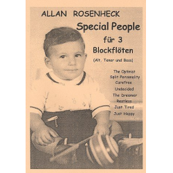 Special People für 3 Blockflöten -Allan Rosenheck