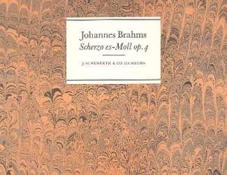 Scherzo es-Moll op.4 für Klavier -Johannes Brahms