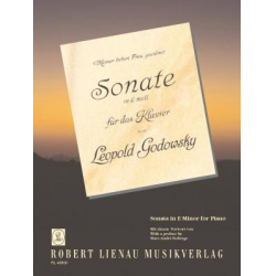 Sonate e-Moll für Klavier -Leopold Godowsky