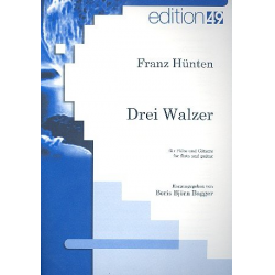 3 Walzer für Flöte und Gitarre -Franz Hünten