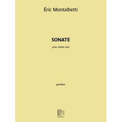 DF16294 Sonate - -Eric Montalbetti