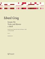 Sonate c-Moll op.45 für Violine und Klavier -Edvard Grieg