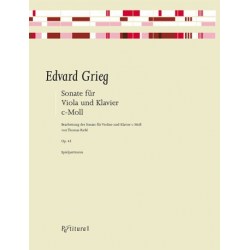 Sonate c-Moll op.45 für Violine und Klavier -Edvard Grieg