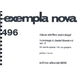 Hommage à Daniel Libeskind vol.2 -Claus-Steffen Mahnkopf