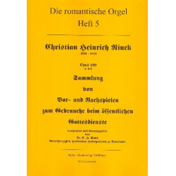 Sammlung von Vor- und Nachspielen ... op.129,1 -Johann Christian Heinrich Rinck