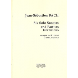 6 Sonatas and Partitas BWV1001-1006 -Johann Sebastian Bach