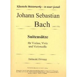 Suitensätze -Johann Sebastian Bach