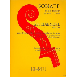 Sonate sol mineur op.2,8 pour -Georg Friedrich Händel (George Frederic Handel)