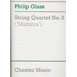String quartet no.3 score -Philip Glass