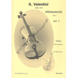 Allettamenti op.8 vol.3 für -Giuseppe Valentini