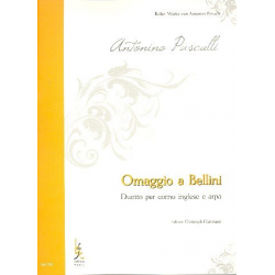 Omaggio a Bellini für Englischhorn und Harfe -Antonio Pasculli / Arr.Christoph Hartmann