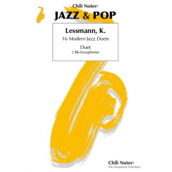 16 Modern Jazz Duets (+CD): -Klaus Lessmann